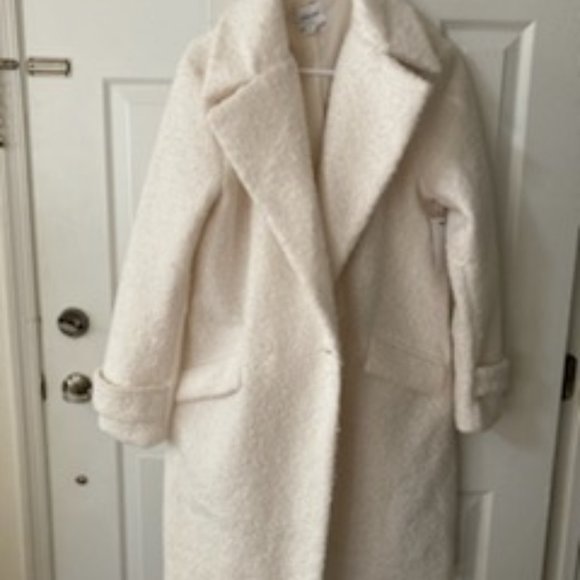 Nine West Jackets & Coats Never Worn Winter White Pea Coat Poshmark